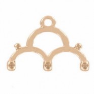 Cymbal ™ Terminal metálicos DQ Lakos III para rocallas 8/0 - Oro rosado